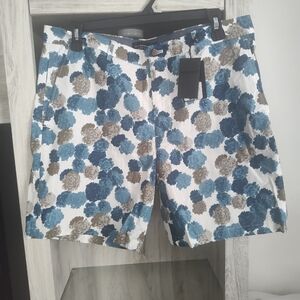 Club Monaco Men's Shorts, Baxter Fit Ripstop 6.75", SZ 33